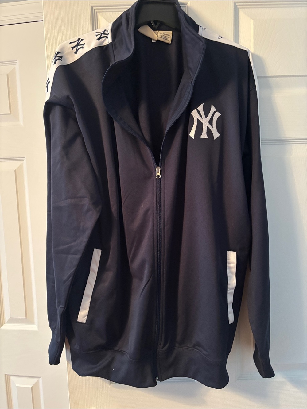 Fanatics Navy & White Team Jacket